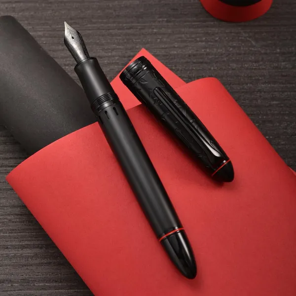 HongDian N6 Black Piston Fountain Pen