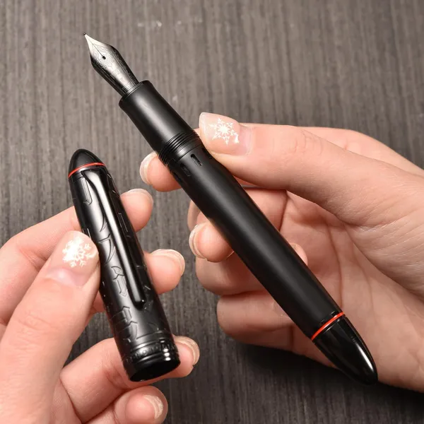 HongDian N6 Black Piston Fountain Pen