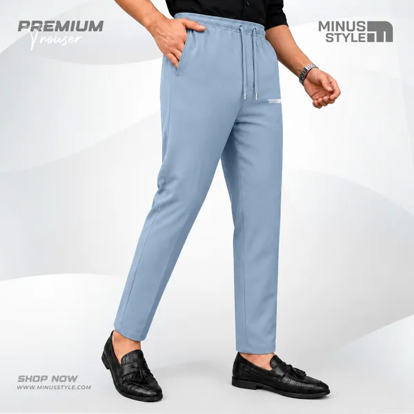 Men's Premium Formal Trouser - Ash