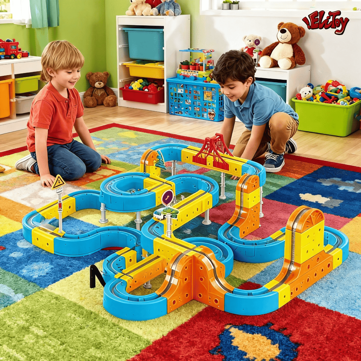 Hot Kids DIY Assembly Magic Track Car