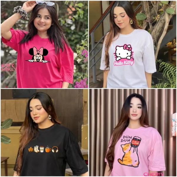 ৪ পিস টি-শার্ট কম্বো মাএ ৯৯৯ টাকা