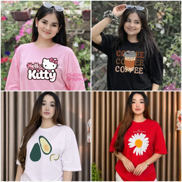 Summer Combo – ৪ পিস প্রিমিয়াম কটন টি-শার্ট  