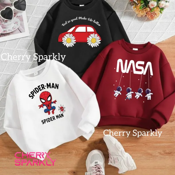 ৩ পিস কিডস সুইটশার্ট মাত্র ৳৯৯৯