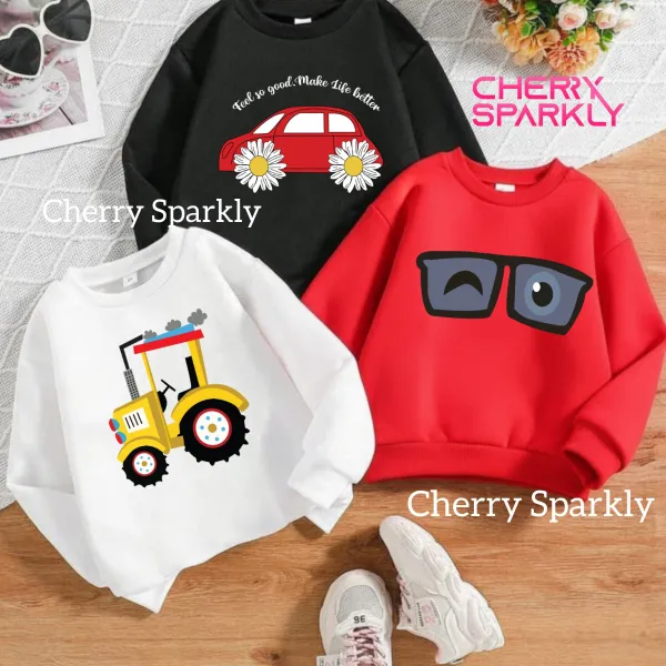 ৩ পিস কিডস সুইটশার্ট মাত্র ৳৯৯৯