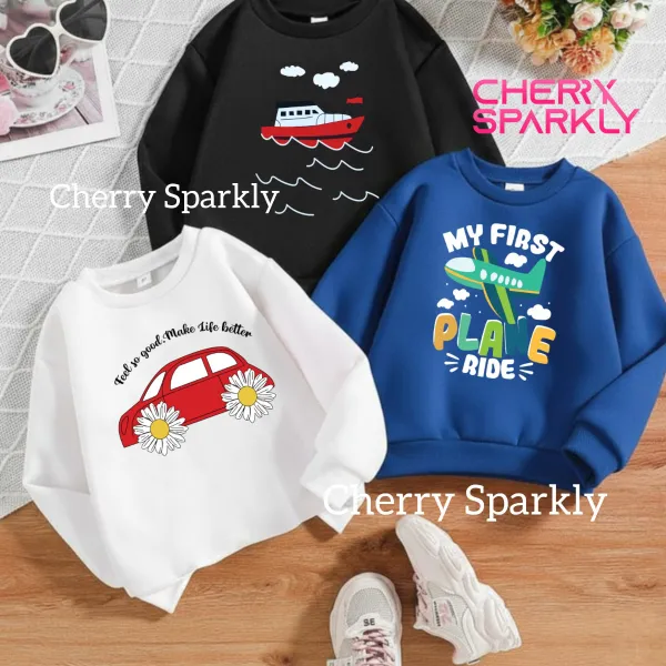 ৩ পিস কিডস সুইটশার্ট মাত্র ৳৯৯৯