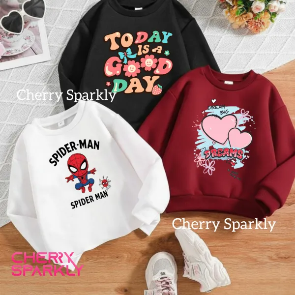 ৩ পিস কিডস সুইটশার্ট মাত্র ৳৯৯৯