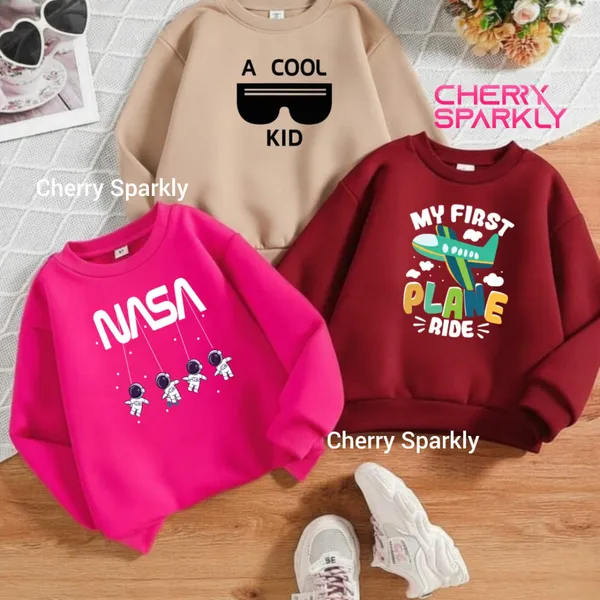 ৩ পিস কিডস সুইটশার্ট মাত্র ৳৭৯৯