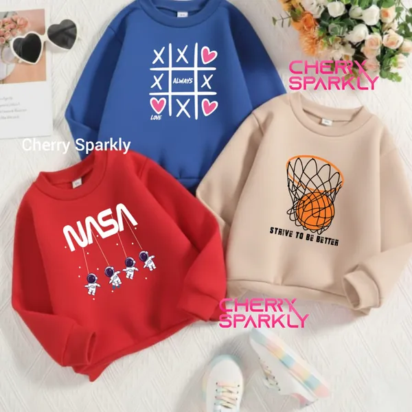 ৩ পিস কিডস সুইটশার্ট মাত্র ৳৭৯৯ 