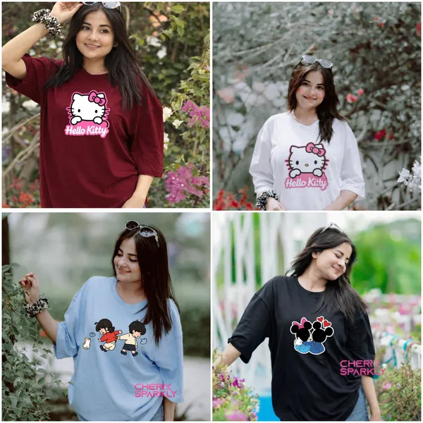 ৪ পিস টি-শার্ট কম্বো মাএ ৯৯৯ টাকা