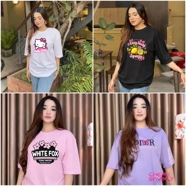 ৪ পিস টি-শার্ট কম্বো মাএ ৯৯৯ টাকা