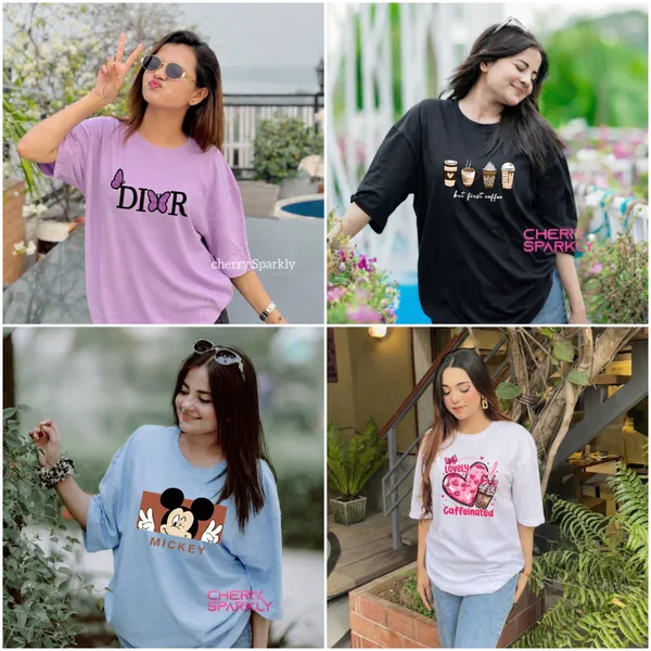 ৪ পিস টি-শার্ট কম্বো মাএ ৯৯৯ টাকা