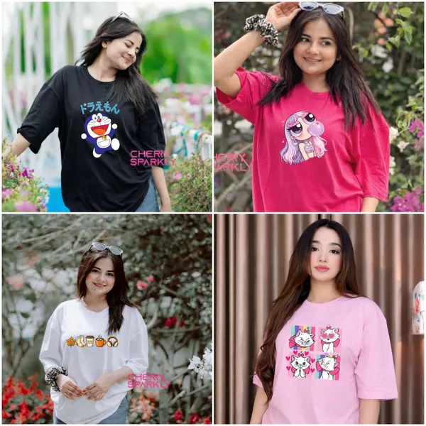 ৪ পিস টি-শার্ট কম্বো মাএ ৯৯৯ টাকা