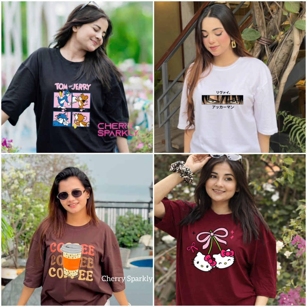 ⭐ Summer Combo – ৪ পিস প্রিমিয়াম কটন টি-শার্ট ৯৯৯৳ 