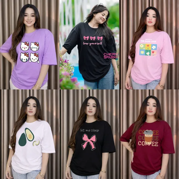  🔥 Best Value – ৬ পিস প্রিমিয়াম কটন টি-শার্ট