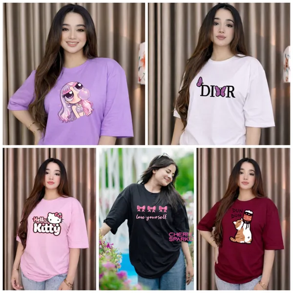 ⭐ Most Popular – ৫ পিস প্রিমিয়াম কটন টি-শার্ট 