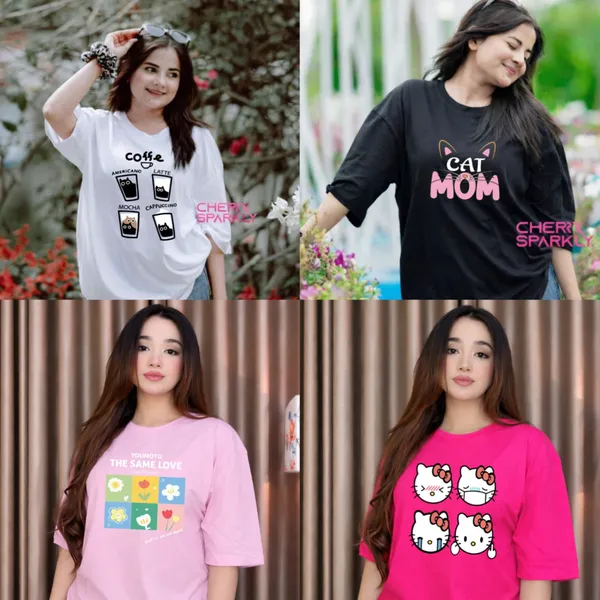 Summer Combo – ৪ পিস প্রিমিয়াম কটন টি-শার্ট 