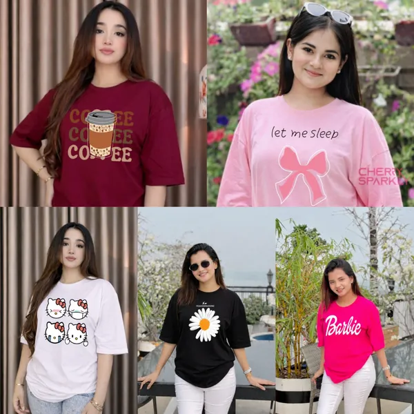 ⭐ Most Popular – ৫ পিস প্রিমিয়াম কটন টি-শার্ট 