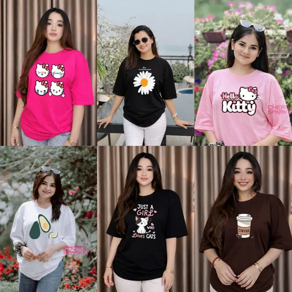  🔥 Best Value – ৬ পিস প্রিমিয়াম কটন টি-শার্ট  