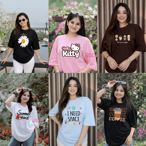  🔥 Best Value – ৬ পিস প্রিমিয়াম কটন টি-শার্ট 