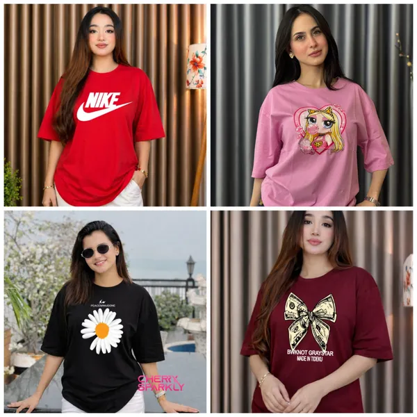 Summer Combo – ৪ পিস প্রিমিয়াম কটন টি-শার্ট