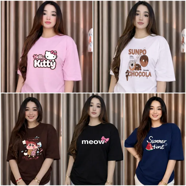 🔥মেগা অফার - ৫ পিস Oversized T-Shirt মাত্র ৯৯৯৳!