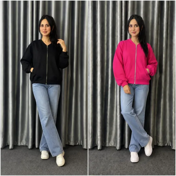 Pre-Order: Viral Unisex Fleece Bomber Jacket 