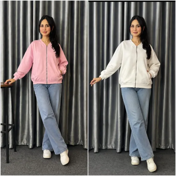 Pre-Order: Viral Unisex Fleece Bomber Jacket 