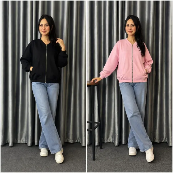 Pre-Order: Viral Unisex Fleece Bomber Jacket 