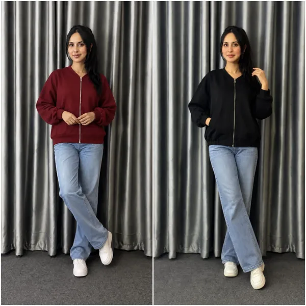 Pre-Order: Viral Unisex Fleece Bomber Jacket 