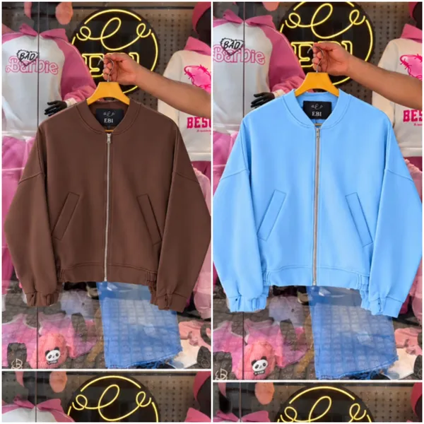Pre-Order: Viral Unisex Fleece Bomber Jacket 