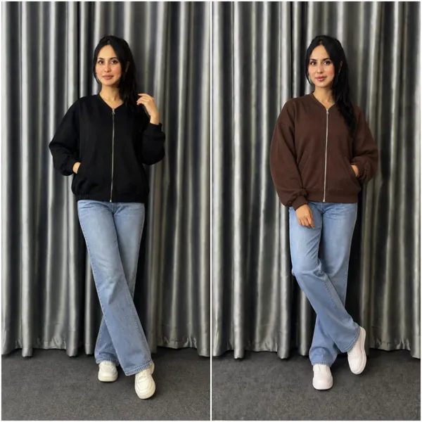 Pre-Order: Viral Unisex Fleece Bomber Jacket 
