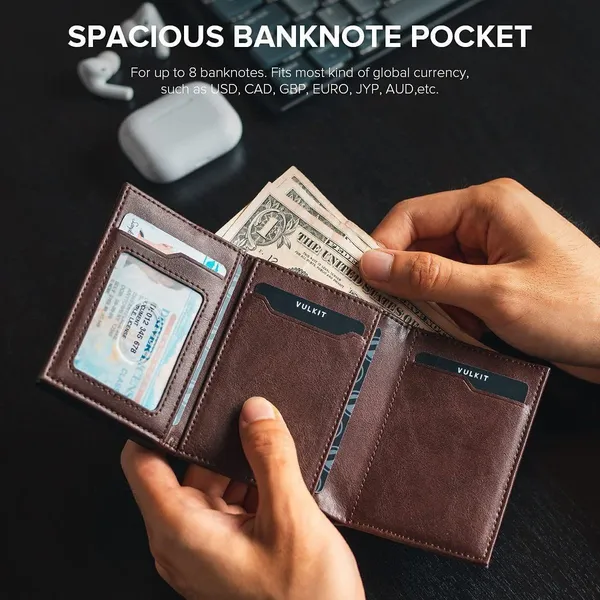 RFID Protected Smart Wallet With Side-Push Multi Card Holder 