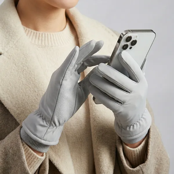 Woman Hand Gloves- Gray