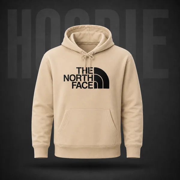 The North Face Essentials Fleece Big Logo Hoodie Beige