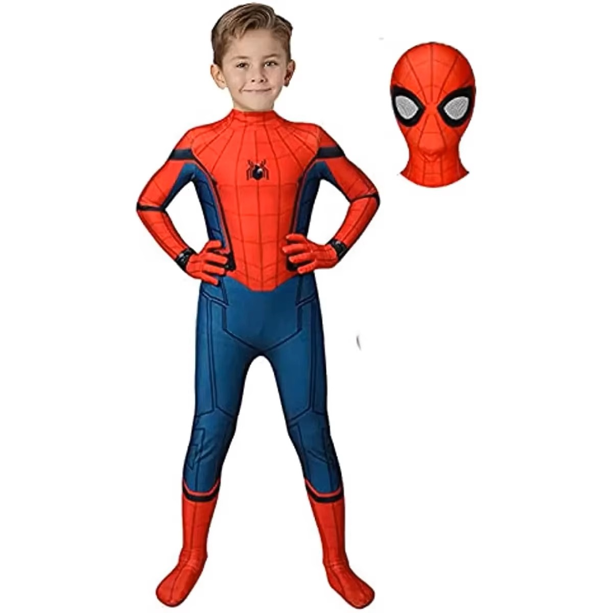 Spider Men Body Jumpsuit – Stretchable, Breathable & Realistic Kids Super Suit