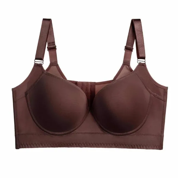 🏆 Skin-Friendly push-up-light-padded-bra-coffee