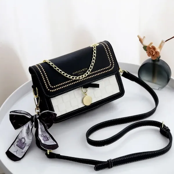 Unique Fabric Small Square Bag