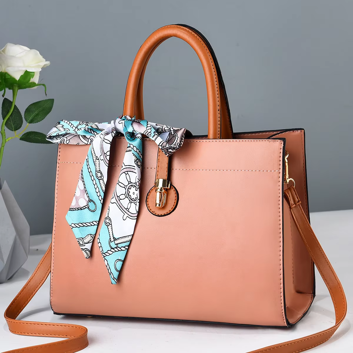 Trendy Designer Crossbody Tote