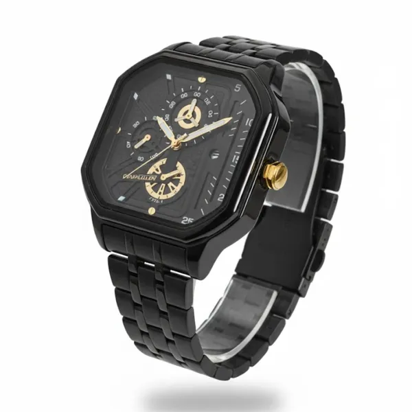 Chaxigo Black & Gold Chronograph Luxury Watch