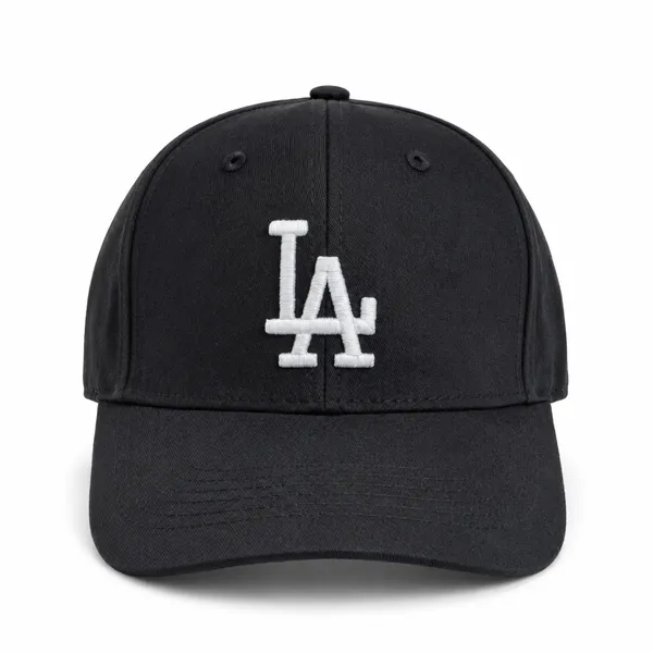 LA Premium Black  Embroidered Baseball Cap – Urban Lifestyle Accessory