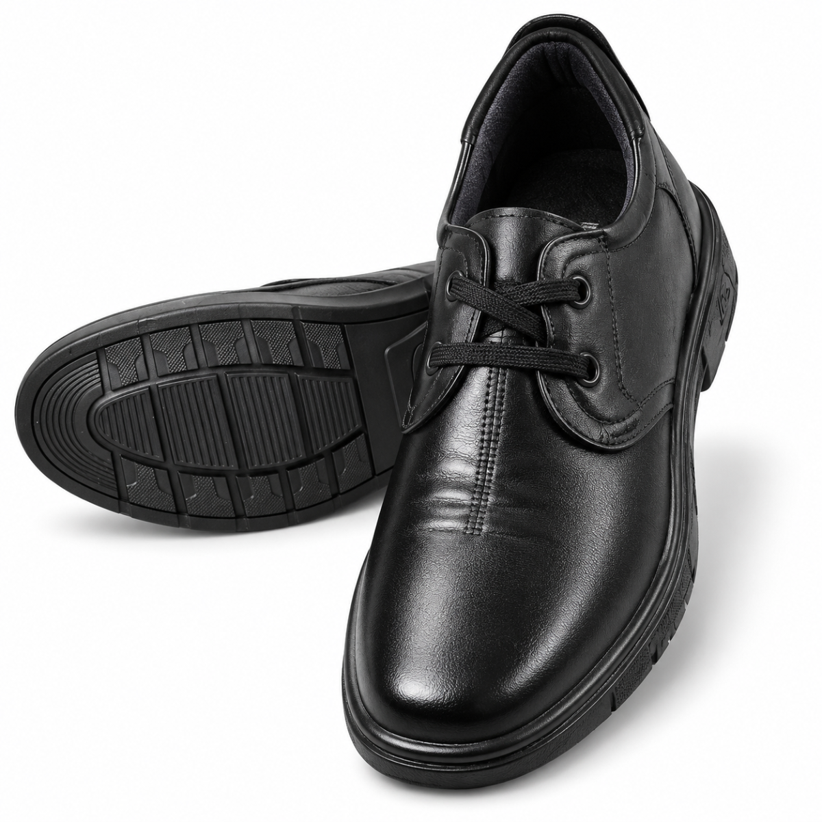 Premium Imported Original Leather Formal Shoes | Classic Black Edition