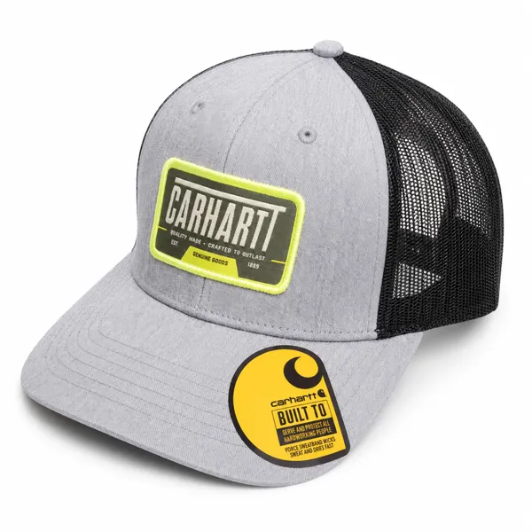 Carhartt Grey Mesh Trucker Cap – Premium Workwear Inspired Casual Hat