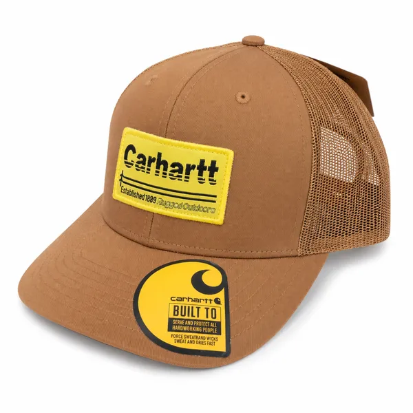 Carhartt Brown Mesh Trucker Cap – Premium Outdoor Lifestyle Hat