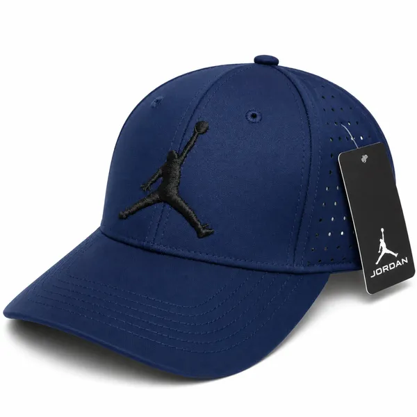 Jordan Premium Navy Blue Performance Cap | Sporty Lifestyle Baseball Hat