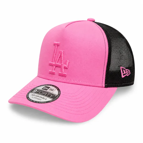 Premium Pink LA Embroidered Trucker Cap