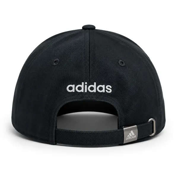 Adidas Premium Black Triple-Stripe Embroidered Baseball Cap – Sport Lifestyle Accessory