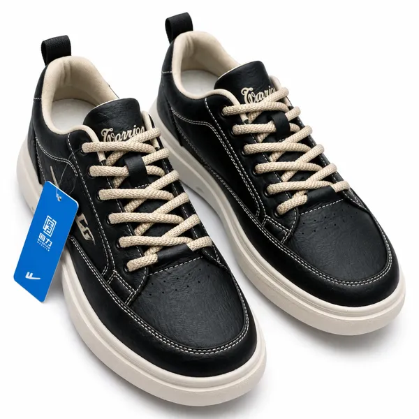 Warrior Street Classic Sneakers | Premium Black Casual Shoes