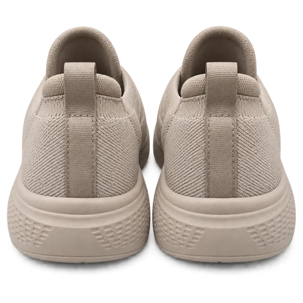Warrior Premium Knit Slip-On Sneakers | Beige Comfort Collection