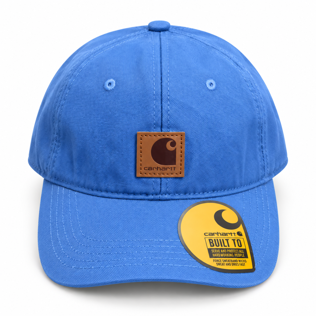carhartt Premium Royal Blue Carhartt Logo Patch Baseball Cap – Workwear Lifestyle Accessory