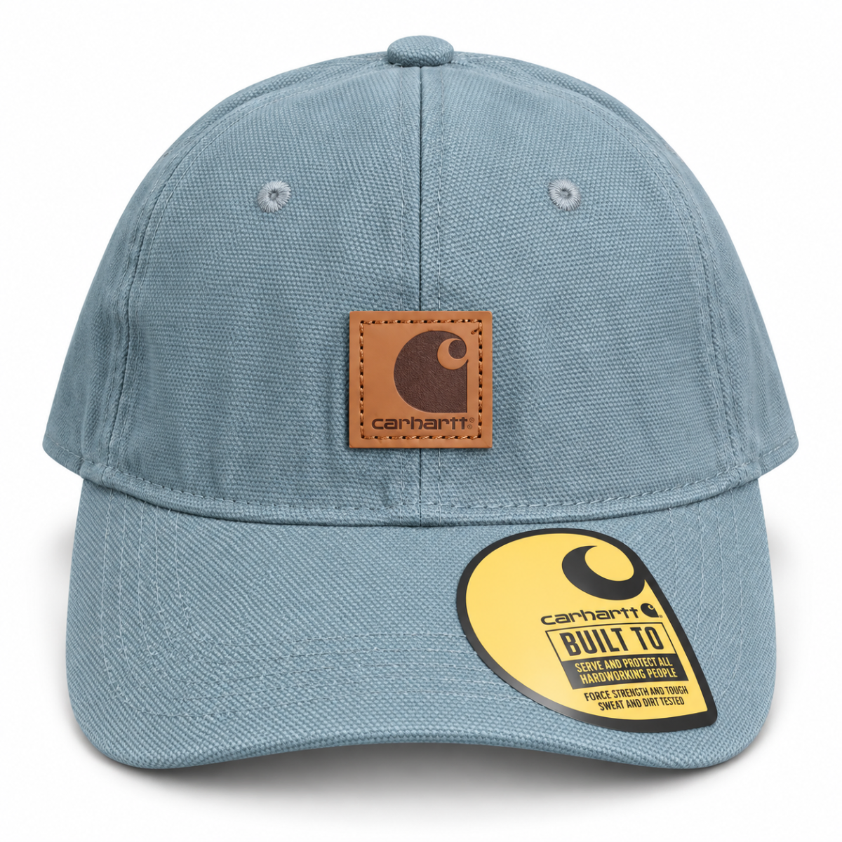 carhartt Premium Sage Green Carhartt Logo Patch Baseball Cap – Heritage Workwear Lifestyle Accessory